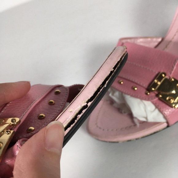 Pink Louis Vuitton Heels size 7.5 - Picture 8 of 16